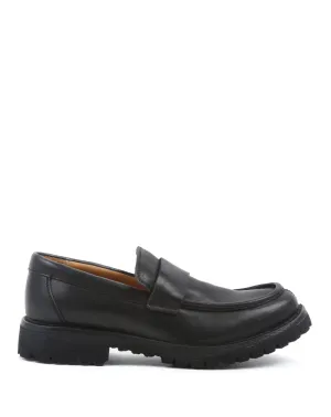 M-EMMET Black Leather Loafer