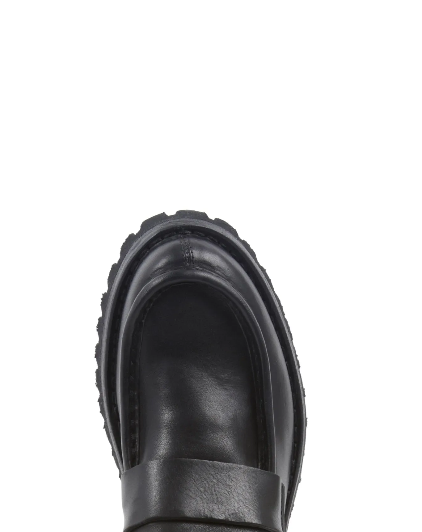 M-EMMET Black Leather Loafer