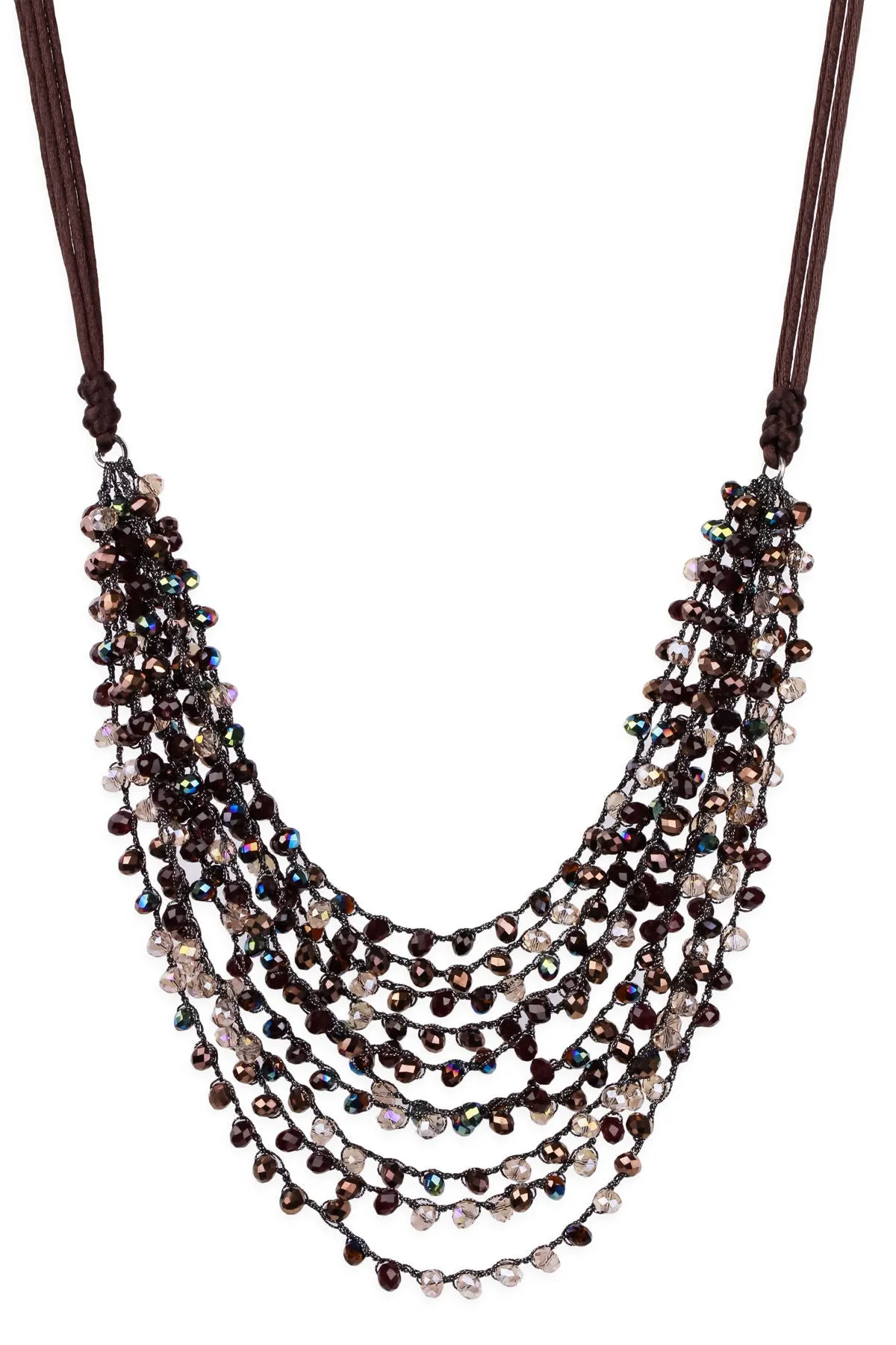 Mardi Beaded Statement Necklac