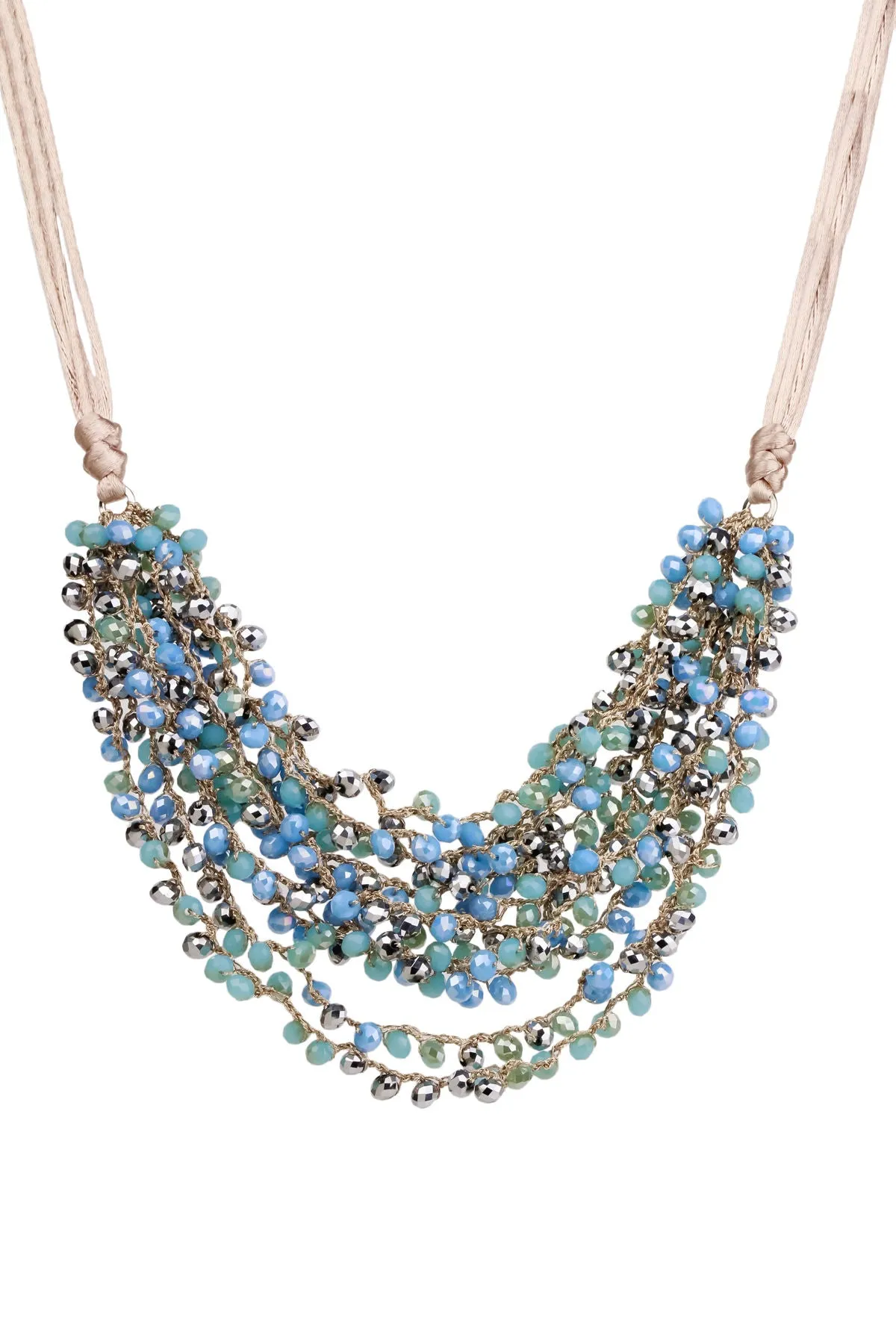 Mardi Beaded Statement Necklac