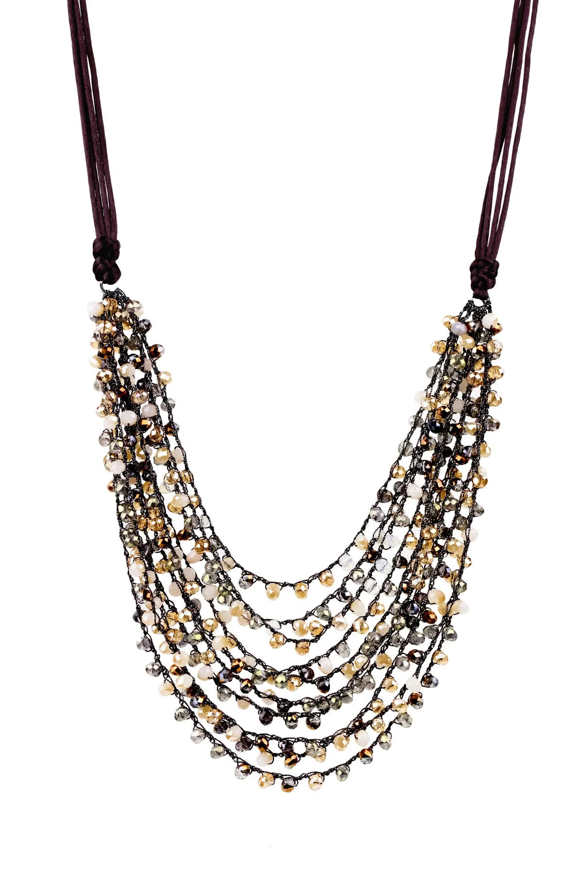 Mardi Beaded Statement Necklac