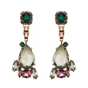 Mawi Statement Earrings in Rose