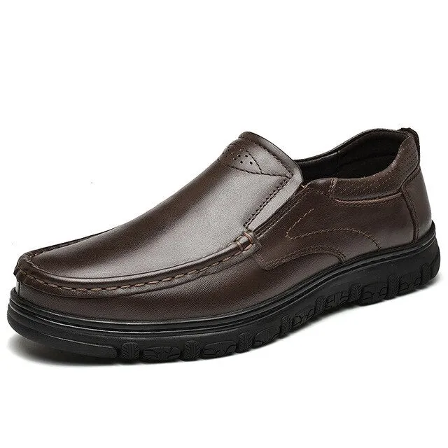 Men Shoes Genuine Leather Casual Shoes Business-Dress Men's Suits Classic Lace-Up Fashion Handmade oxford shoes