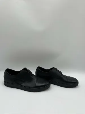 Men’s Bruno Magli Stefanucci Leather Oxfords Black Size 9M/42 - Very Good