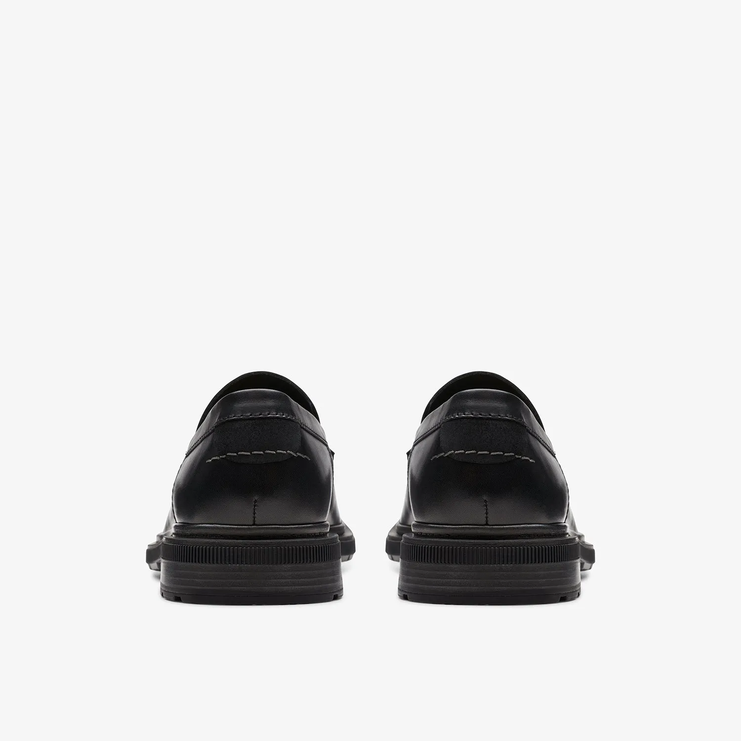 Mens - Burchill Penny Black Leather