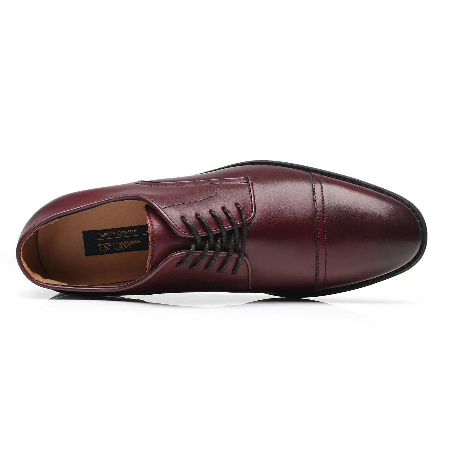 Men's Oxfords Shoes Splendo-1-burgundy