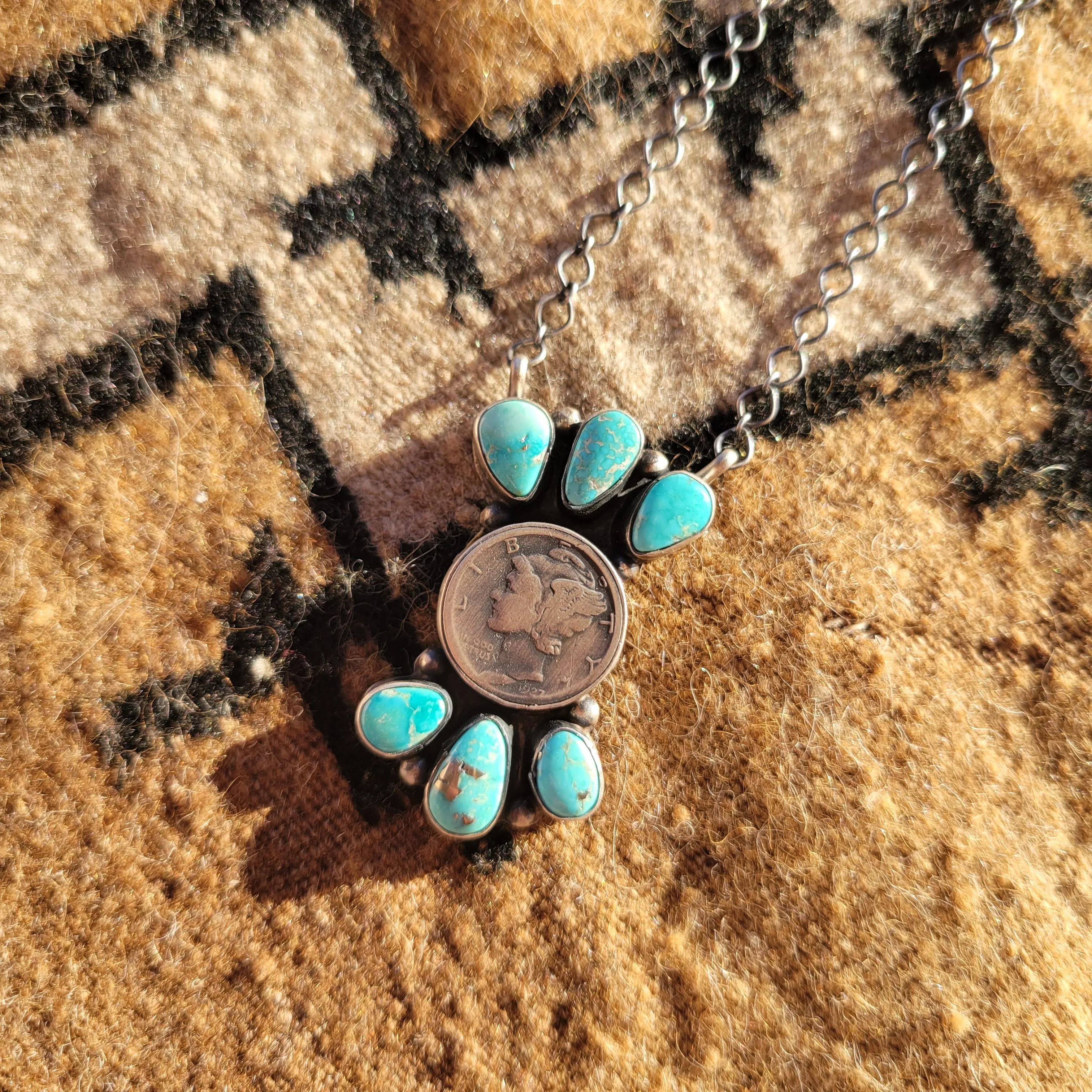 Mercury Dime Patsy Necklace