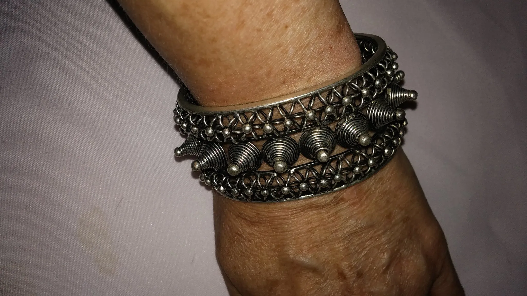 Miao Bracelet Cuff Spiked Power Jewels