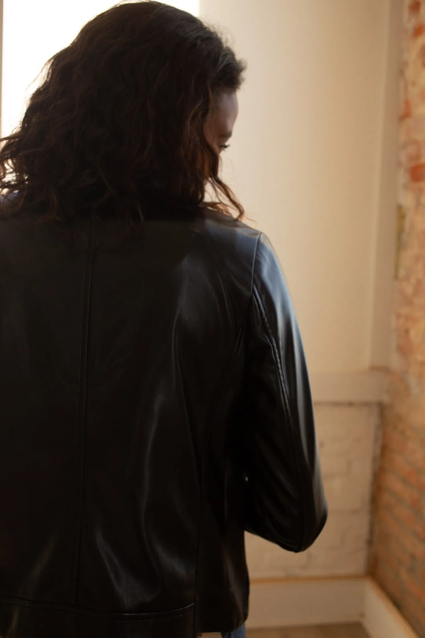 Mila Faux Leather Jacket