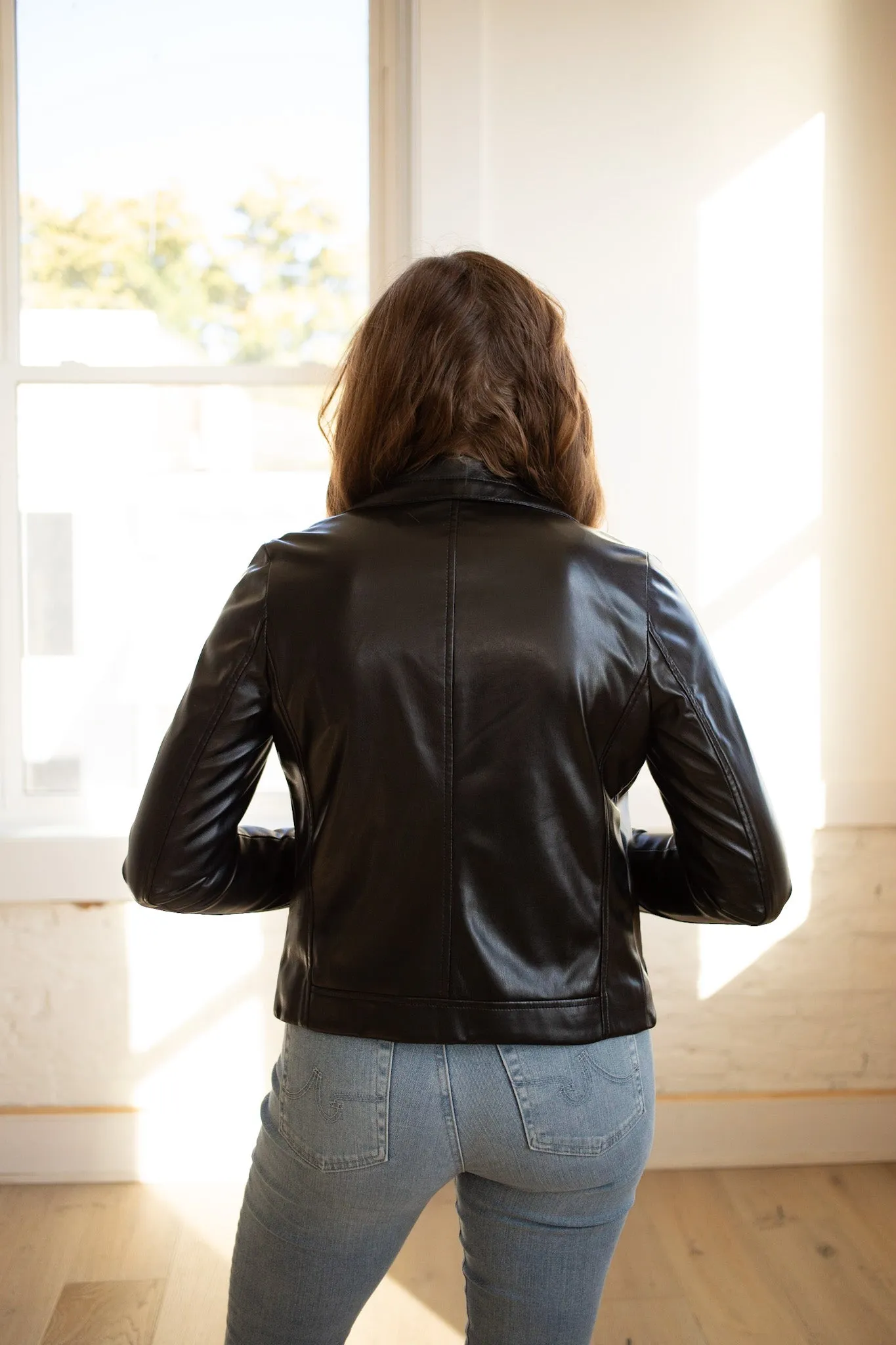 Mila Faux Leather Jacket