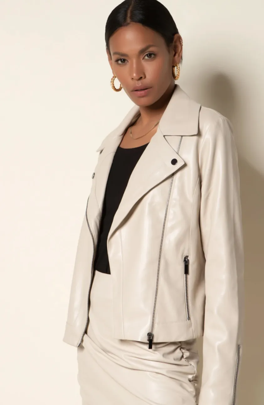 Mila Faux Leather Jacket