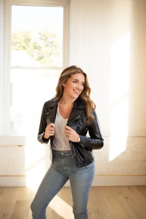 Mila Faux Leather Jacket