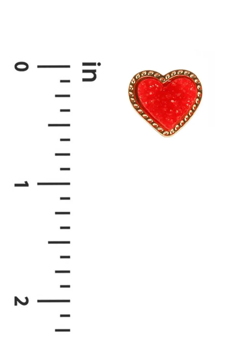 Mini Heart Stud Earring