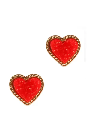 Mini Heart Stud Earring