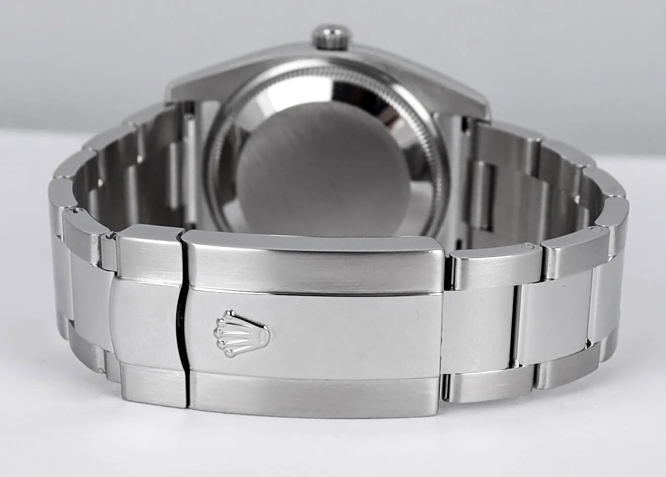 MINT 2012 Rolex Oyster Perpetual Date 36 Blue 115210 Stainless Steel 36MM Watch