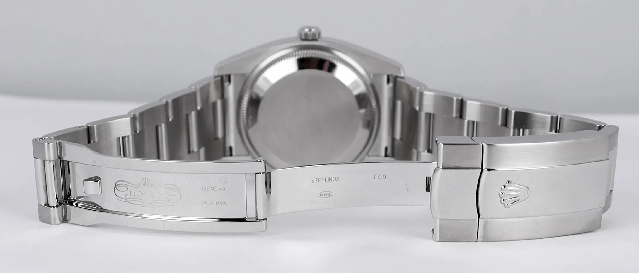 MINT 2012 Rolex Oyster Perpetual Date 36 Blue 115210 Stainless Steel 36MM Watch