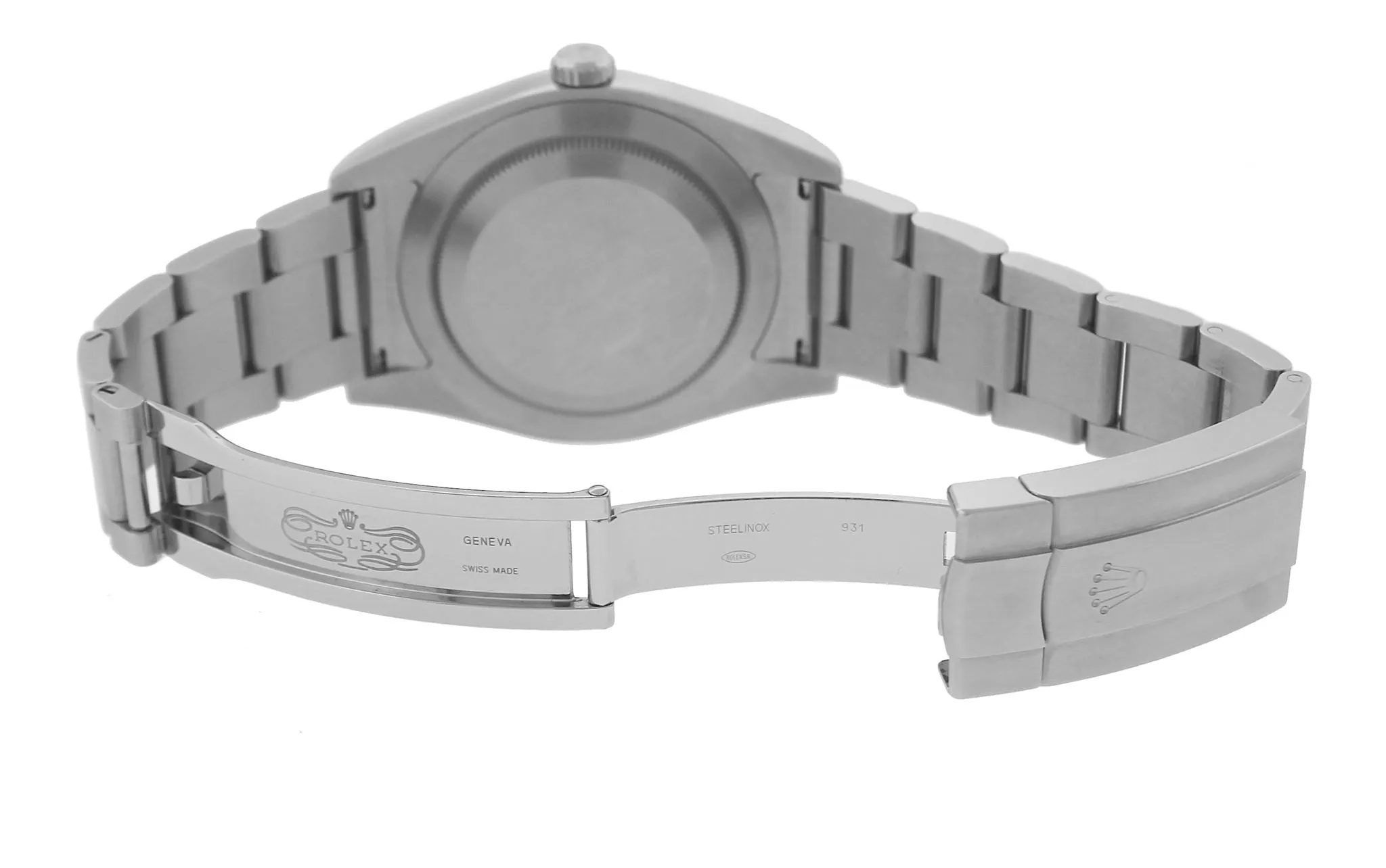 MINT 2018 Rolex Oyster Perpetual 39mm Dark Rhodium Stainless Steel 114300 Watch