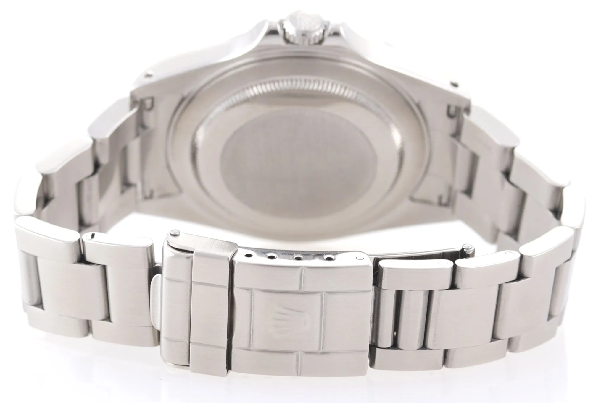 MINT Rolex Explorer 2 16570 Steel White Polar GMT SWISS ONLY  Dial 40mm Watch