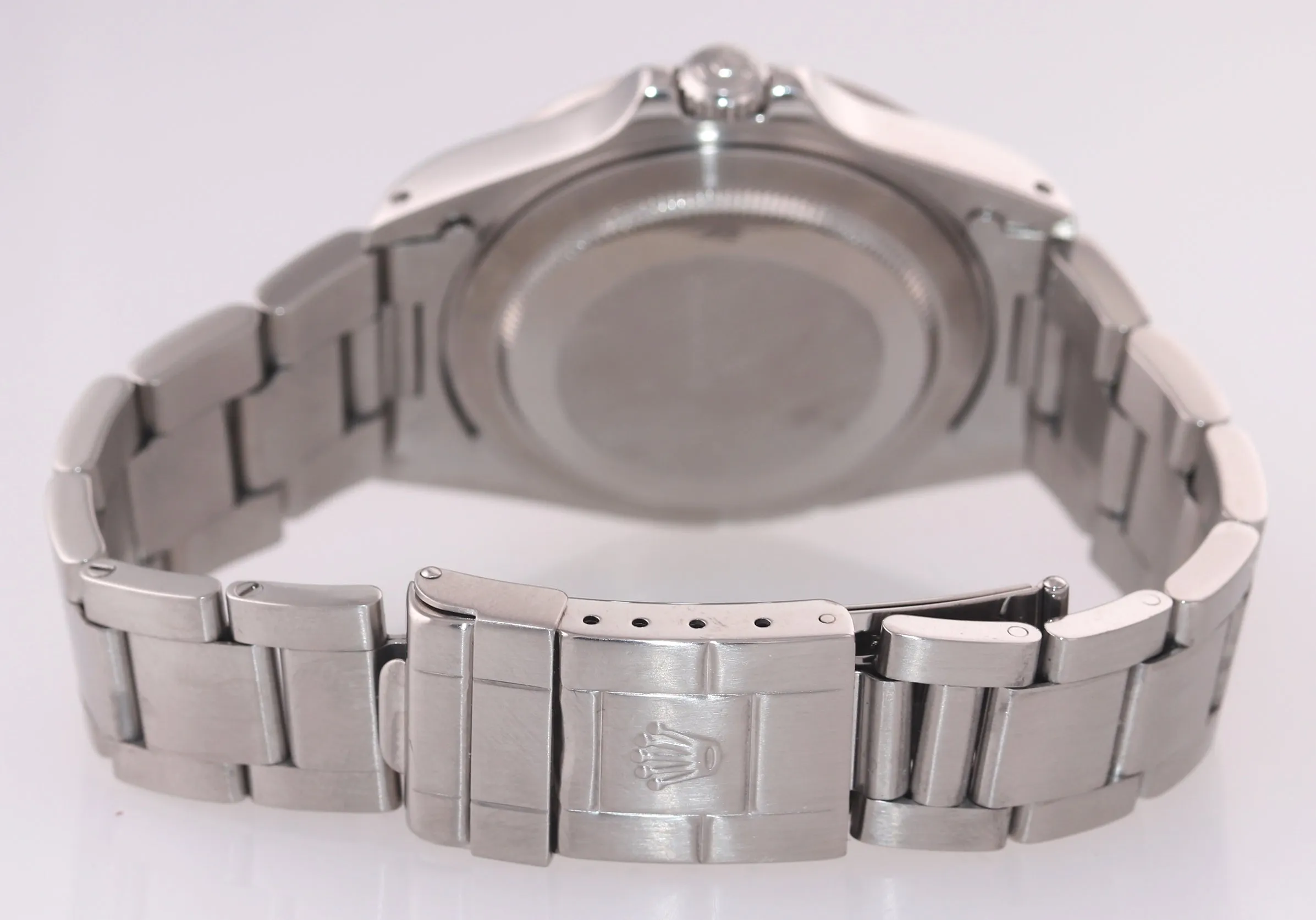 MINT Rolex Explorer II 16570 Steel Black Dial Date Swiss Only GMT 40mm Watch Box