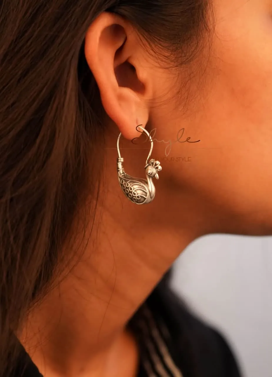 Moh Intricate Statement Peacock Balis