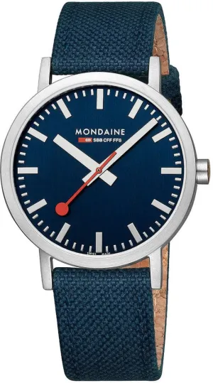 Mondaine Classic Deepest Blue Watch