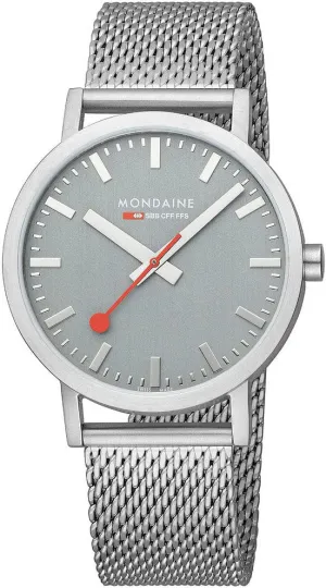 Mondaine Classic Good Grey Special Edition Watch
