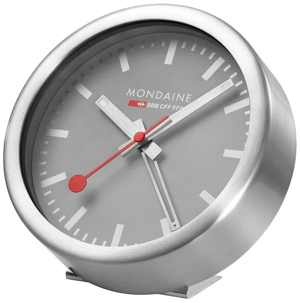 Mondaine Clock Good Grey Watch