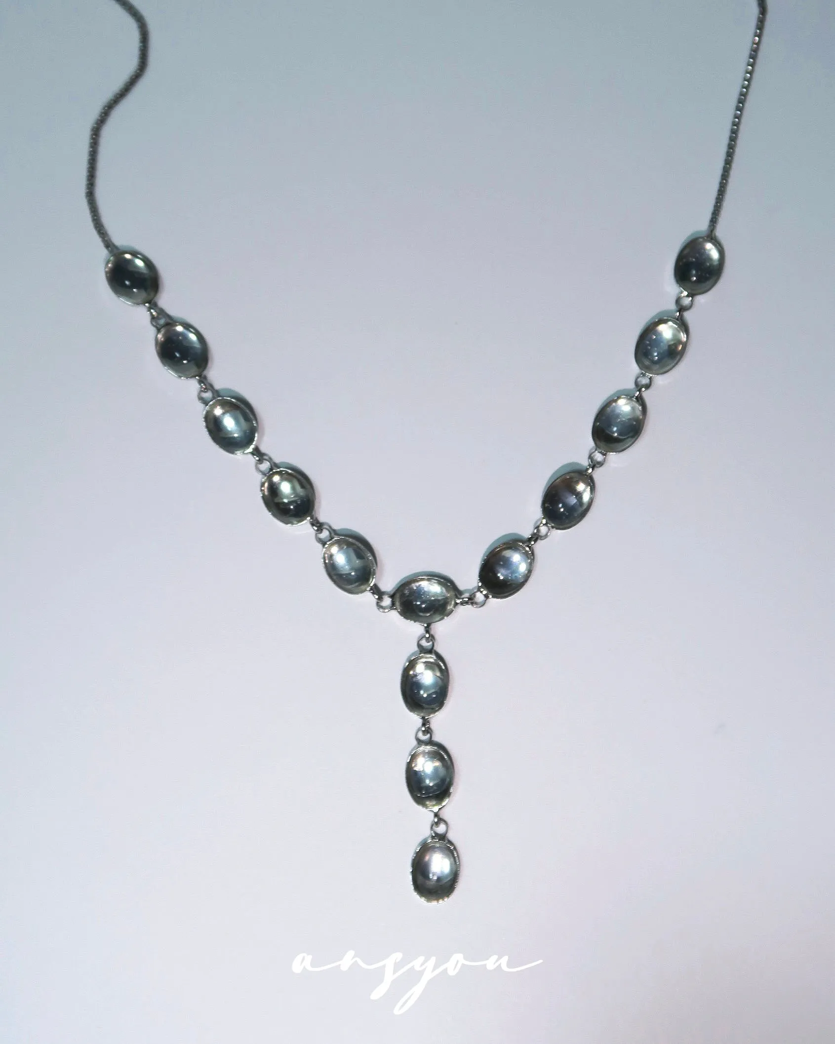 Moonlit Glow Bead Necklace
