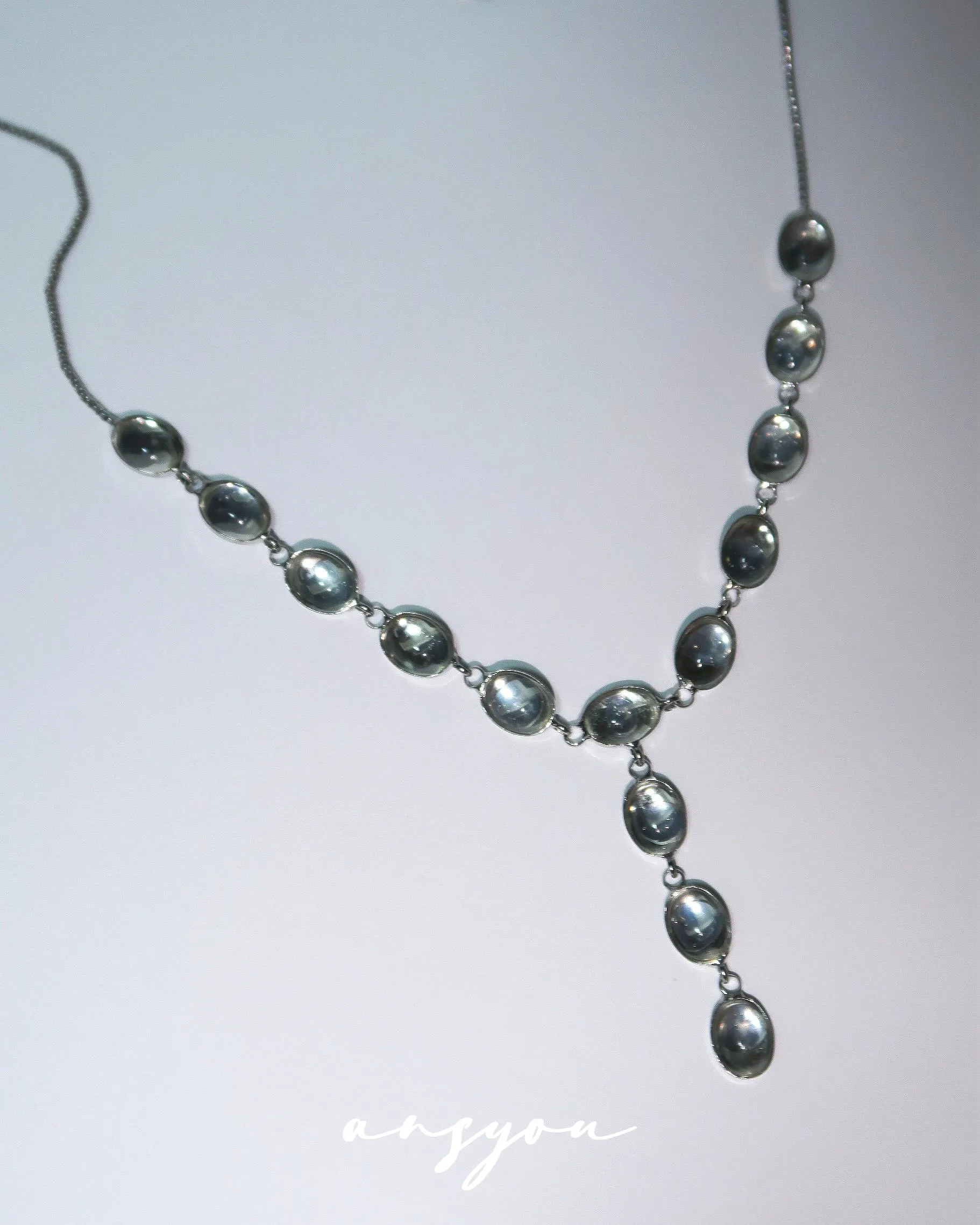 Moonlit Glow Bead Necklace