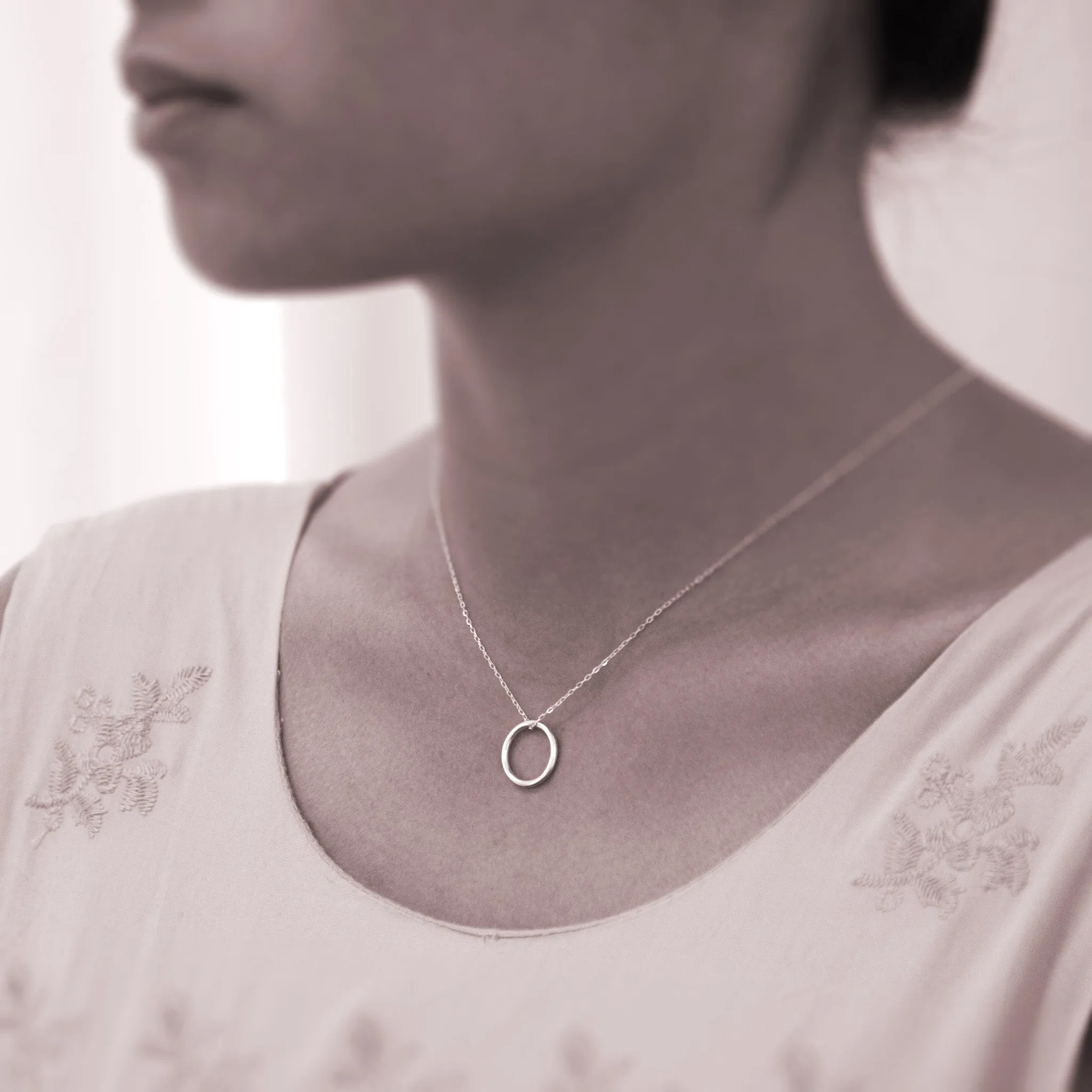 “Mother” Generations Sterling Silver Necklace on Personalized Jewelry Card