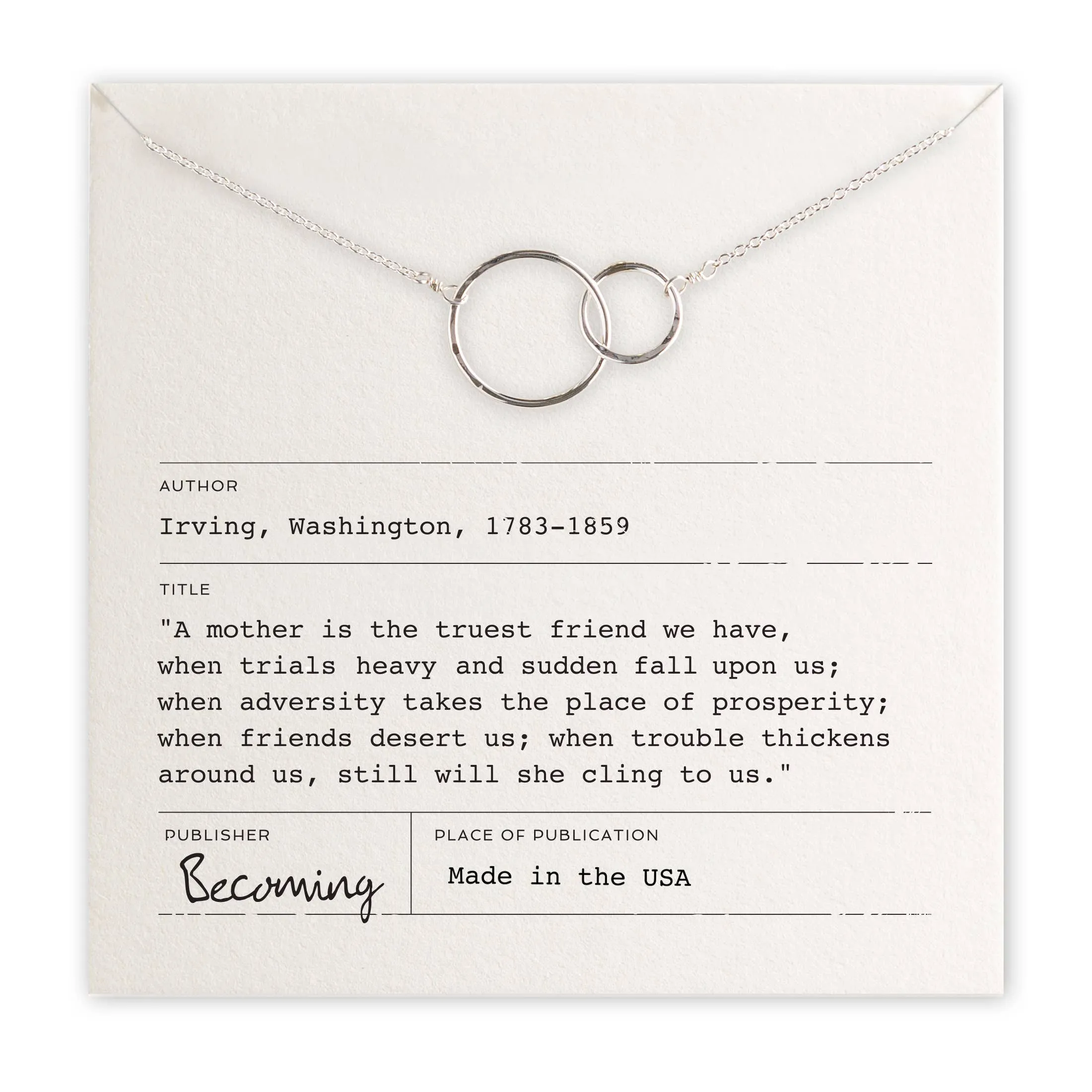 Mother Necklace Silver