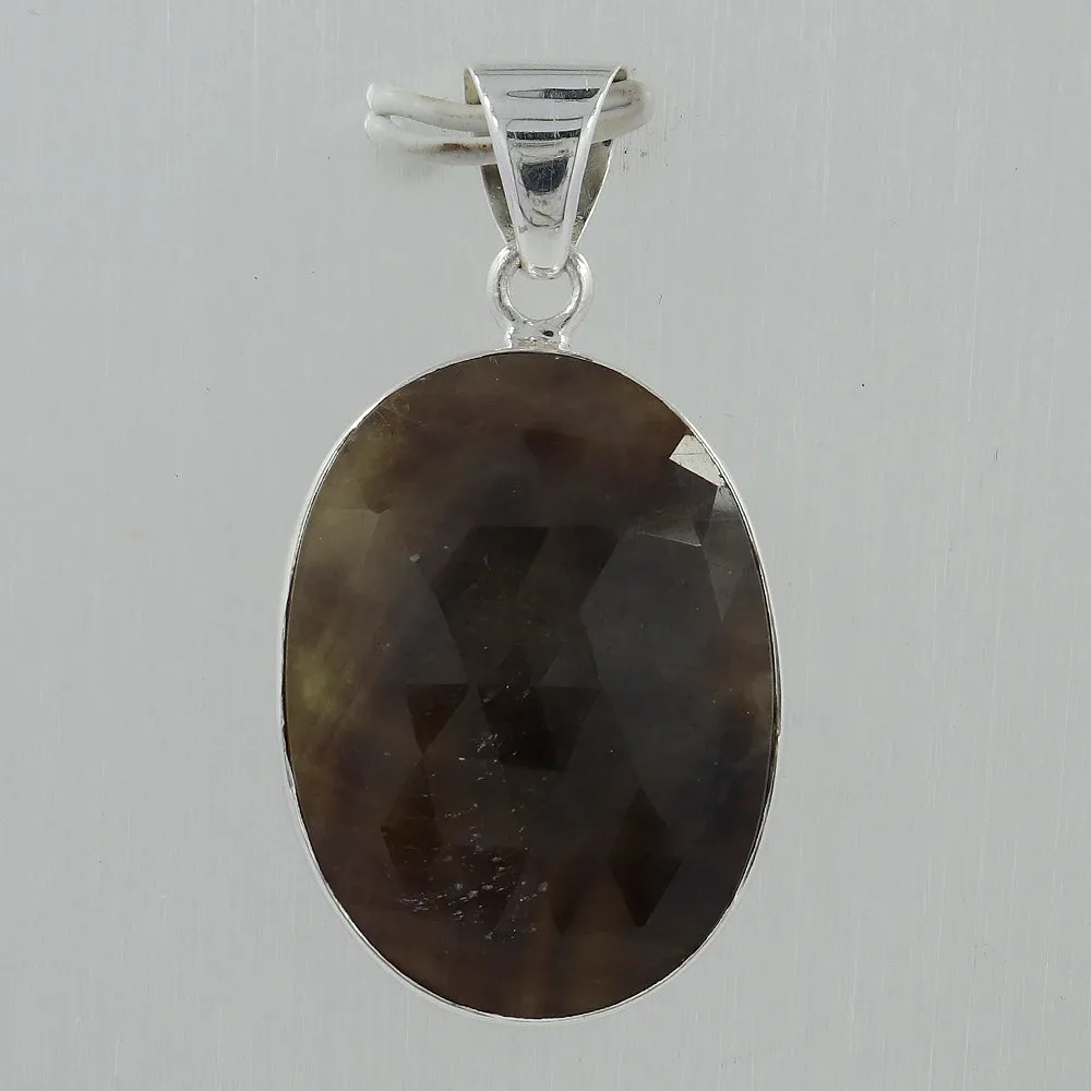 Multi Sapphire 925Silver Pendant