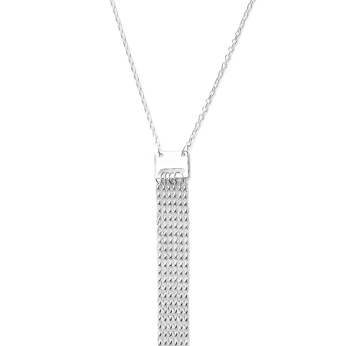 Multi-Strand Tassel Necklace
