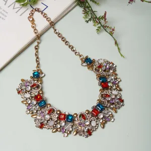 Multicolor Charish Statement Choker Neckpiece