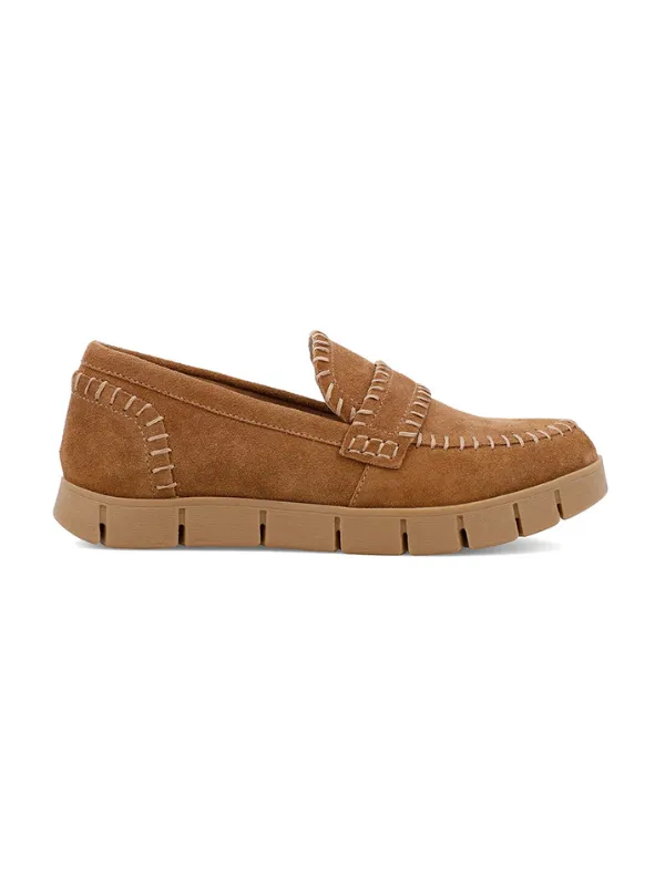 Natalee Loafer - Tan Suede