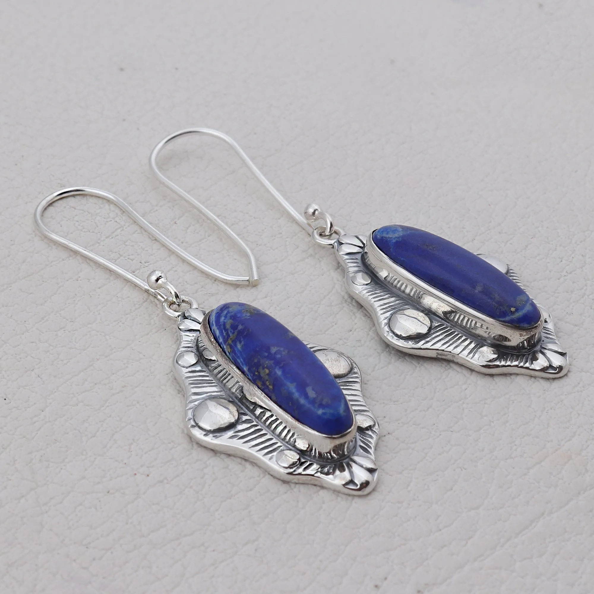 Natural Lapis Lazuli  Gemstone jewelry Set