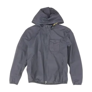 Navy Solid Rain Jacket