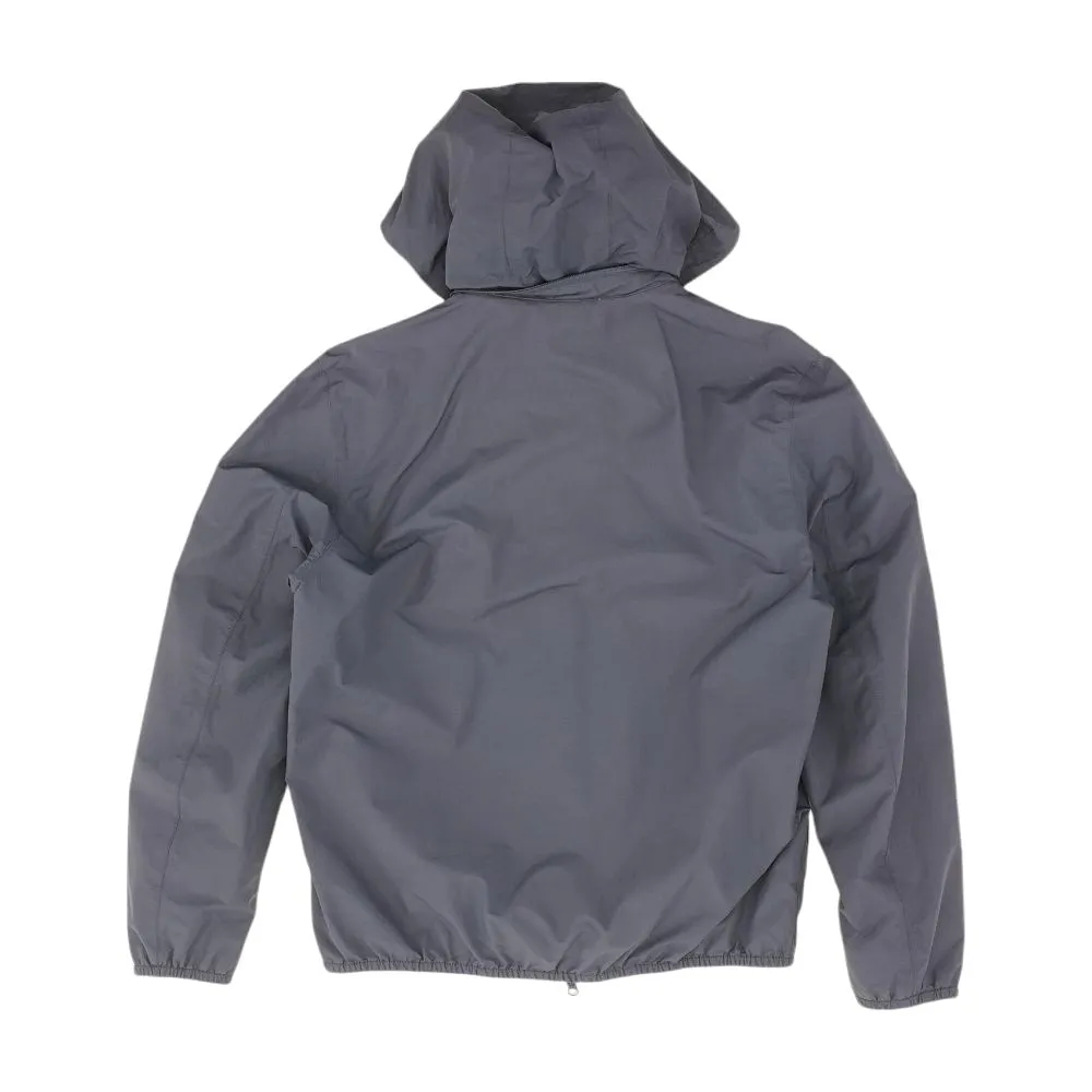 Navy Solid Rain Jacket