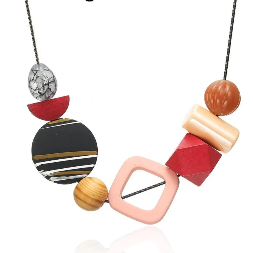 Necklaces Pendants Statement Beads Vintage Choker