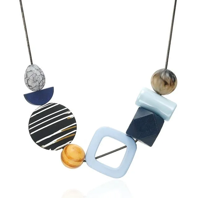 Necklaces Pendants Statement Beads Vintage Choker