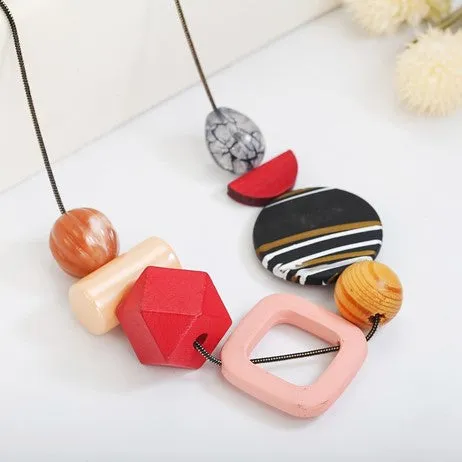 Necklaces Pendants Statement Beads Vintage Choker