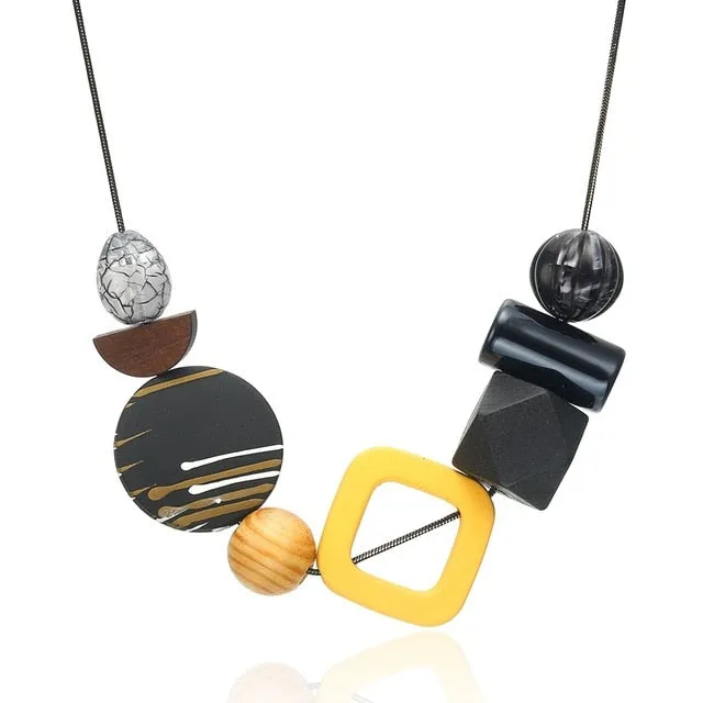 Necklaces Pendants Statement Beads Vintage Choker