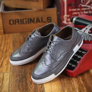 Newest Leather Shoes Men Sneakers Fashion Breathable Casual Men Shoes Chaussure Homme Breathable Footwear Ceepers Zapatos Homre