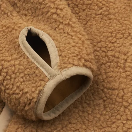 Nolan Golden Caramel Pile Jacket