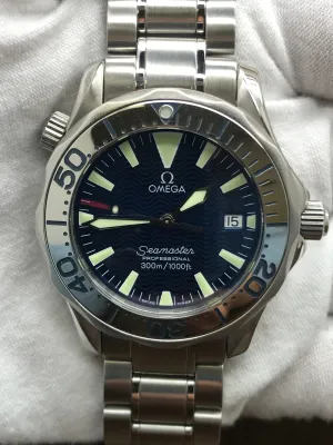 Omega Seamaster 2263.80.00 Blue Dial Quartz Watch
