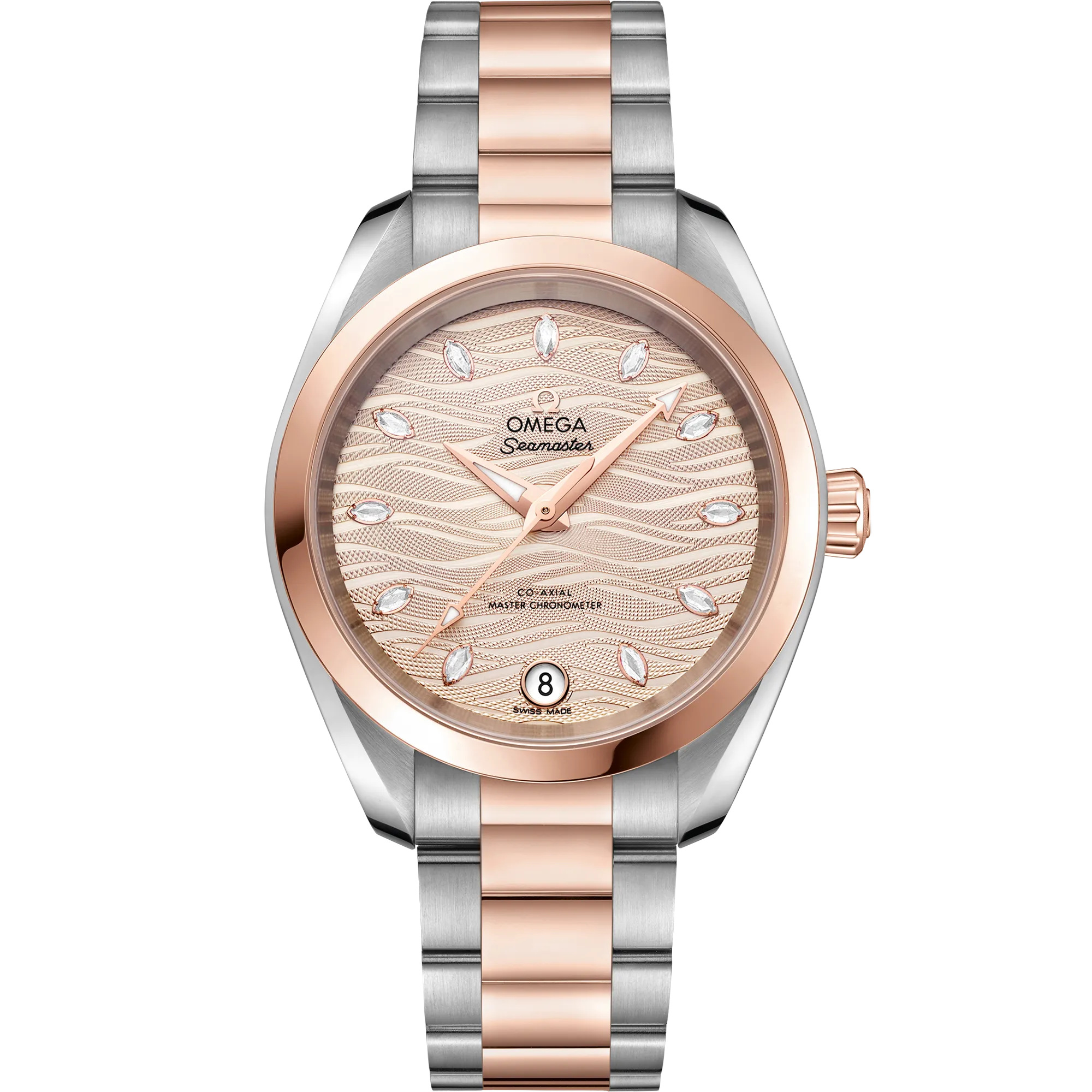 Omega Seamaster Aqua Terra 150M 34 mm, steel - Sedna™ gold on steel - Sedna™ gold