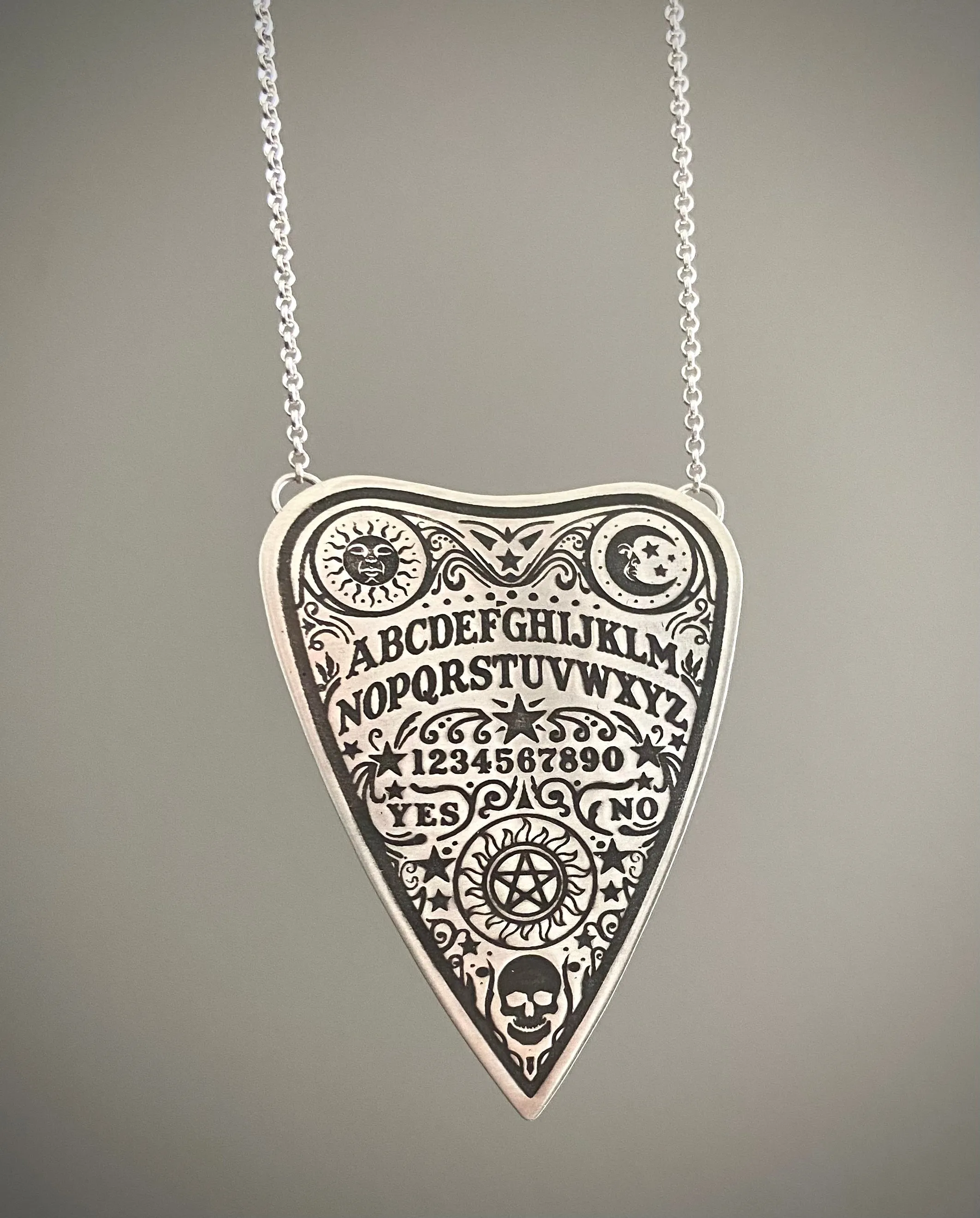 Ouija Board Planchette Necklace