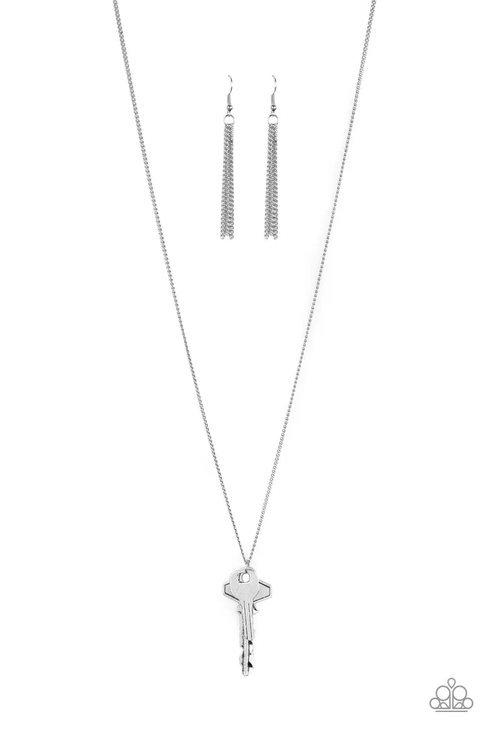 Paparazzi - The Keynoter - Silver Necklace