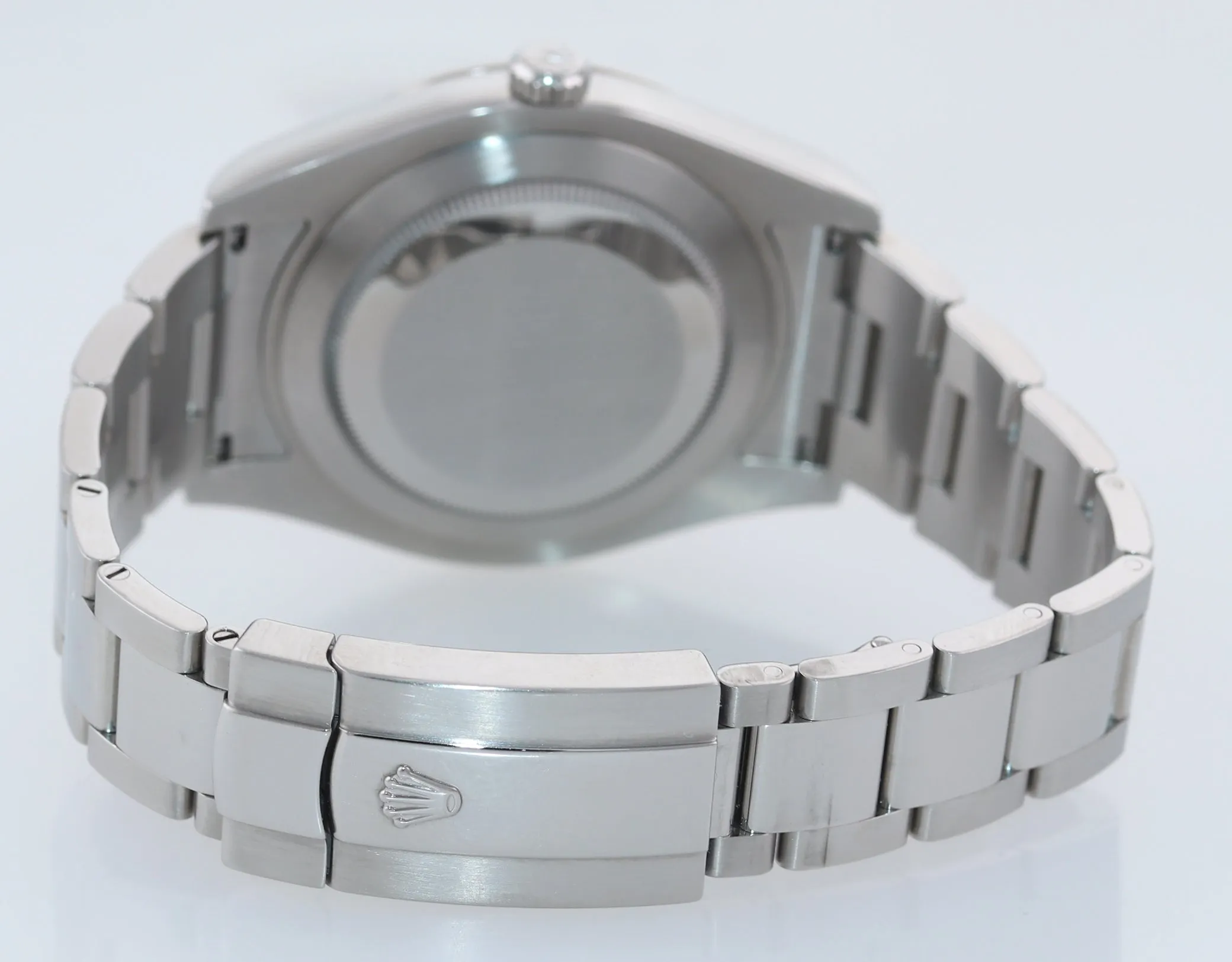 PAPERS Rolex Datejust 2 Blue Stick 41mm 18k White Gold Fluted Steel 116334 Watch