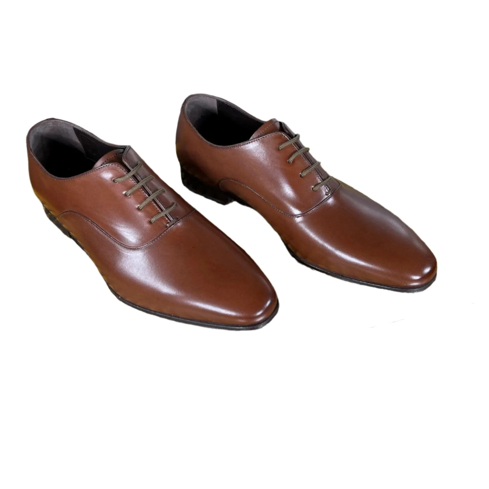 Paul Smith FLE02 Fleming Tan Leather Oxfords